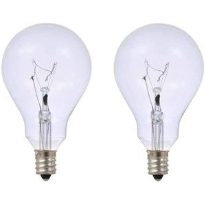 Sylvania 60-Watt A15 Fan Clarity Clear Candelabra